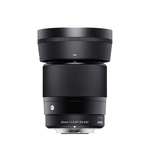 SIGMA 30mm F1.4 DC DN Large Aperture Fixed Focus Lens Portrait Street Sweeping Night Scene Live Broadcast Lens Half-frame Mirrorless Lens Sony E-Mount Basic Protection Free UV Lens Does Not Include Main Picture Accessories