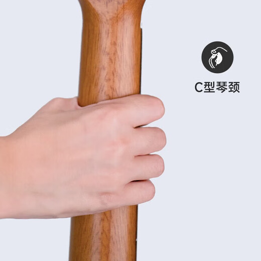 麦杰克MAGIC民谣吉他繁星系列男女初学者吉他云杉面单吉他成人单板吉他 云杉面单AC-10BS 原声款