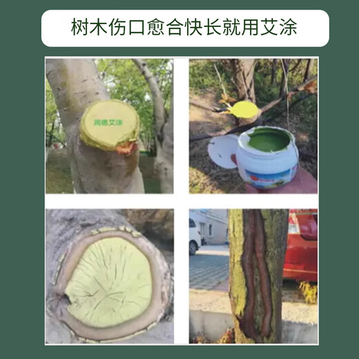 Rundeyuan Lin Ai Tu tree wound healing agent bonsai sealing glue plant fruit tree pruning wound seedlings wound healing ointment Ai Tu 500g * 24 bottles