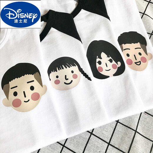 Disney Parent-Child Summer Wear 2025 Neue Familie mit drei und vier familienmodische Mutter-Tochter-Wear-Geschwister-T-Shirt T-Shirt Kurzärärmelte SQ686: Grey 165 Mom S