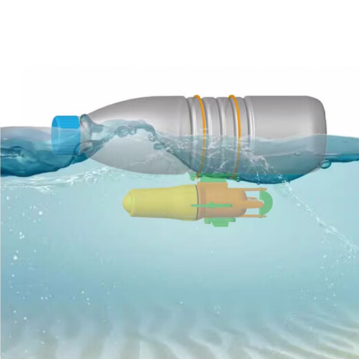 Discovery Boy Children's Submarine Toy Water Monster Propeller Motor Water Powered Boat Children's Day Gift for Boys Water Monster Toy (Small Submarine)