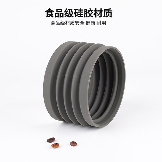适用百胜图V1气吹二代马克西姆鲶鱼柏翠3899清洁豆仓残粉磨豆机清 百胜图专用接粉环银色