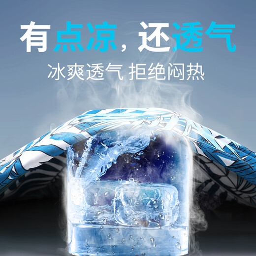 步锐特（BURUITE）泳衣套装男款夏季背心泳裤防尴尬游泳裤成人上衣水上乐园速干防晒 抽象迷彩套装-白【新款防尴尬】 M 【建议体重90-120斤】