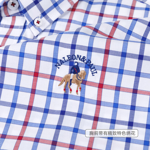 比华利保罗格纹2025保罗短袖衬衫男装夏季棉商务休闲寸格子衬衣 短袖D2628 XL 41 175/96A