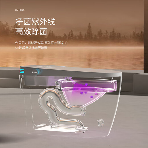 
Jiumuwang Sanitary Ware JOMOO intelligent toilet fully automatic sensing flip new instant heat integrated toilet household no water pressure limit 826 simple-without water tank-no cleaning and drying No 400mm
