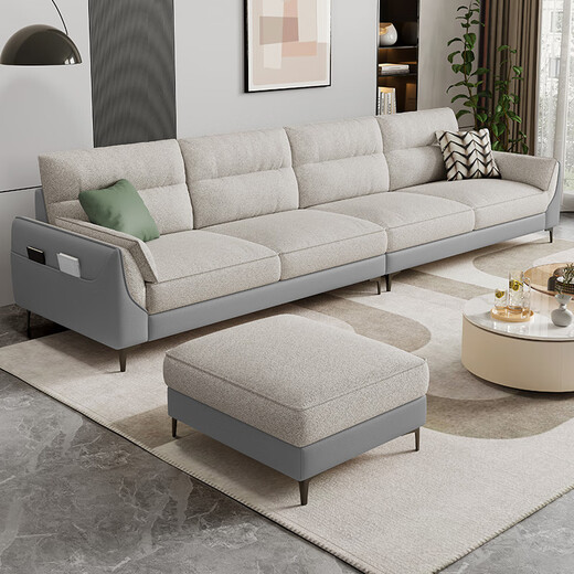 Jianxin tissu canapé salon 2025 Nouveau canapé de coton et de ligne moderne de coton et de ligne moderne F6686