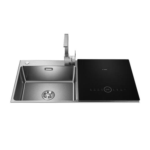 FOTILE counter's same model sink dishwasher E3A fully automatic intelligent integrated small embedded household sterilization drying sink dishwasher three-in-one sink official flagship store E3A