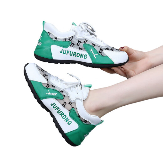 UOSU women's shoes men's shoes sports casual shoes Organza JFR thin breathable mesh dance shoes 9928 black and white [mesh] 34 [women's style]