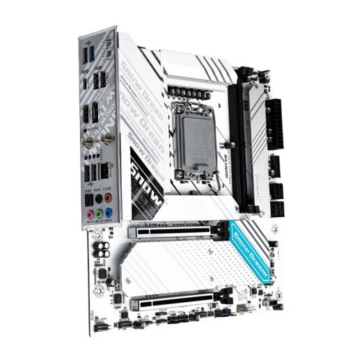 精粤/Z690雪之梦主板D4/D5兼容12代13代14代cpu套装ARGB1700 精粤Z790M Snow Dream D4【赠大游