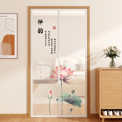 OUOETY CHANAJING ANTI-MOSQUITO MESH DORTAIRES POUVOIR MAGNETINE ABSORTIPE MATIQUE PUND-FREE SUMME CHAMBRE HIGH School Screen Porte 2025 ML11304 FULI SHANGIY