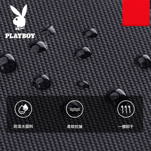 花花公子（PLAYBOY）双肩包男2024新款时尚旅游轻便初中生高中大学生书包背包 【17寸大容量】8019-6B1