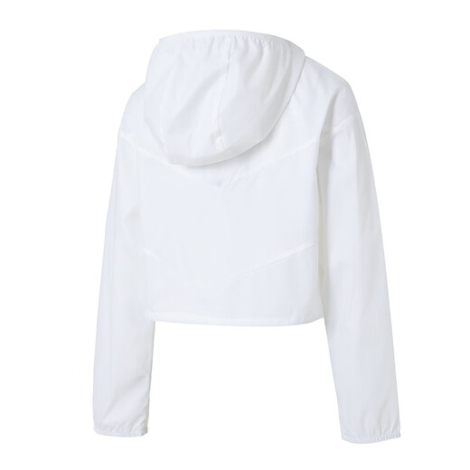 Nike (NIKE) sports suit women's clothing 2025 new autumn fitness training woven two-piece jacket jacket, foot trousers HJ1183-100+HV2358-100 S