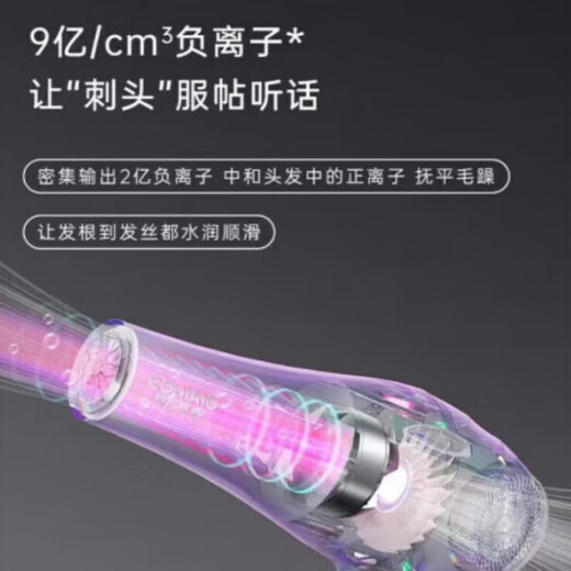 SAWAAG hair dryer for barber shops, special for hair salons, high wind silent hair dryer for home barber shops, high power negative ions that do not damage hair, 3800W fast drying hot and cold air, gray AC AC pure copper large motor, 2 meters cable