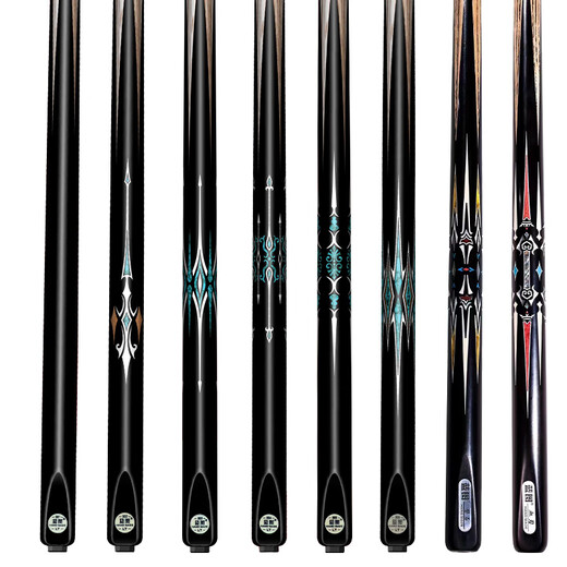 Blueprint new GM billiard cue small head 0102030405 paint-free inlaid cue rock blood blade black eight table cue blueprint 03 aluminum alloy cue box maintenance set