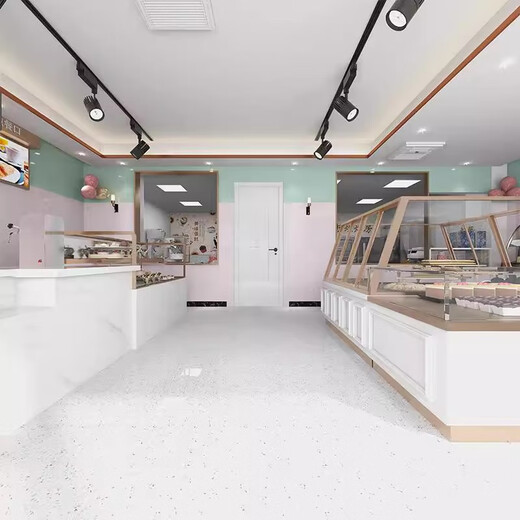 Dengyu Whole Body Bright Light Terrazzo Tiles en céramique 600x1200 Chaîne de vêtements de restauration Bureau de bureau Hôtel Tiles de plancher Q12609 7501500