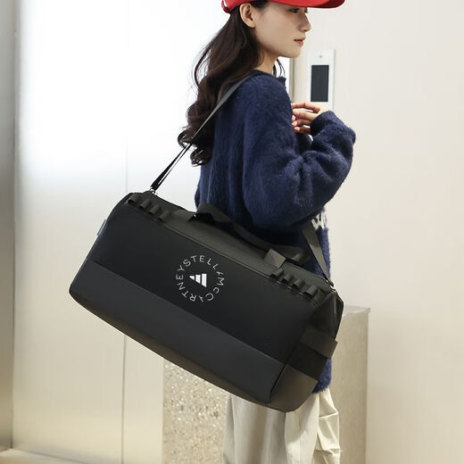 Bolso de natación de mano con bolsa de yoga de gran capacidad con una bolsa de ejercicio de alta calidad de hombro 100 de hombro con bolsa deportiva 7027 negro