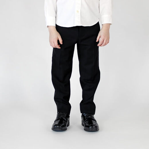 Deer Stags Boys' Sharp Oxford Shoes, Black//White Black//White 1 Wide Little Kid