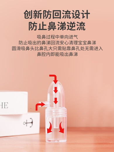 知母时吸鼻器新款婴幼儿吸鼻神器新生儿童吸浓鼻涕 【急用】发顺丰特快  吸鼻器+  赠品