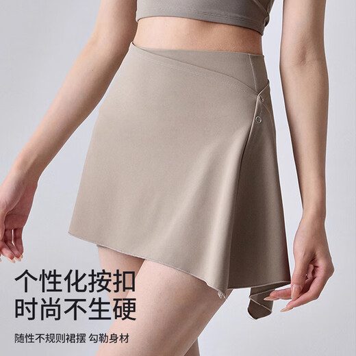 Xue Qianman sports three-point yoga shorts for women with fake two-piece culottes suit for outer wear high-waist butt lift yoga Pilates fitness