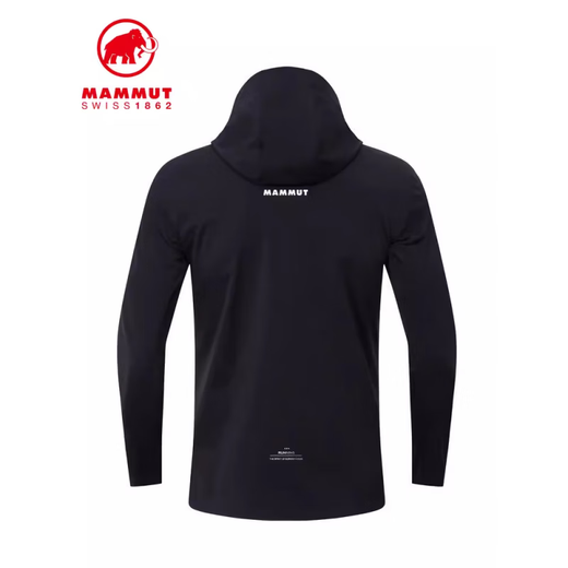 Mammoth outdoor sports and casual men's soft shell jacket spring and autumn hooded jacket windproof waterproof quick-drying breathable top 9871-Phantom Gray M