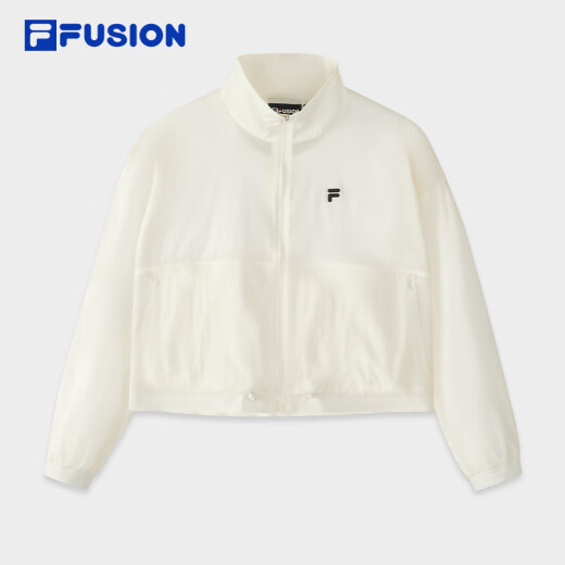 FILA FUSION赵露思同款斐乐潮牌梭织外套女2025夏休闲宽松防晒凉感上衣