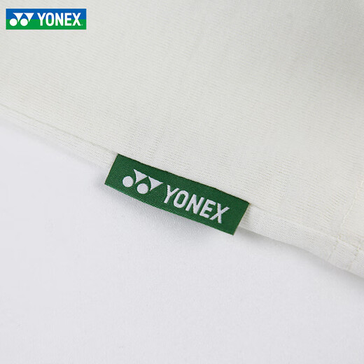 Yonex yonex badminton kleider kurzarm t-Shirt T-Shirt Schnell trockener Sportswear Top 16833cr Ice Beige L.
