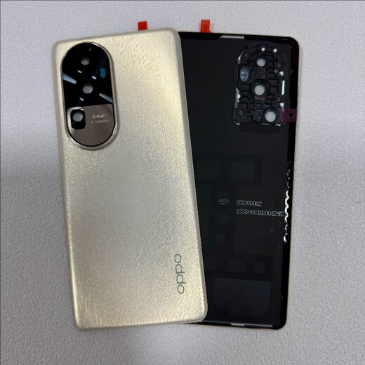 Suitable for OPPOreno10 original back cover Reno10pro 10Pro+ original back cover mobile phone battery back case reno10 Yuehai black with lens