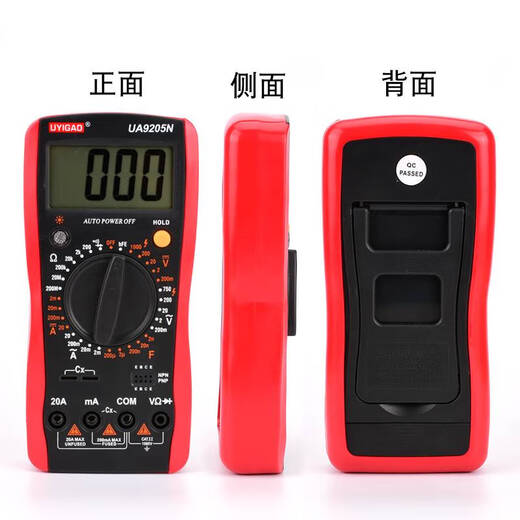 Ni Zhier UA9205N Digitales Multimeter Digital Multimeter Elektrizitätsmesserspannung und Strommessung