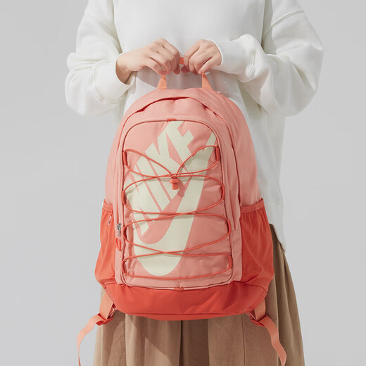 Nike (NIKE) men's bags for women's bags for spring sports bags for casual bags for fashionable backpacks for outdoor travel bags for students' schoolbags HJ8200-844/coral red straps MISC