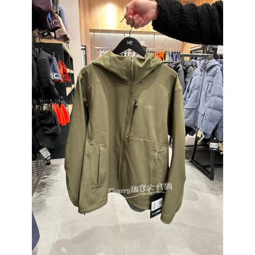 始祖鸟（ARC'TERYX）Gamma mx hoody lt 男女同款软壳连帽冲锋衣 男黑色连帽 gamma  mx  x848 加 XS