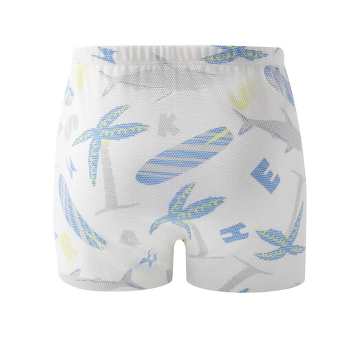 Admiration Children Admiration Children's Hole Boys Rise Mid-waist Boxer Briefs Boys Modal Mesh Underwear AK223H352 Vacation Shark 110 (30-42Jin Jin is equal to 0.5kg)