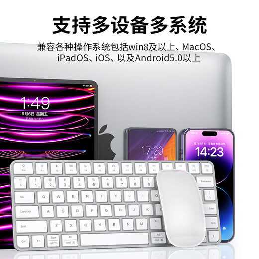 BKAYP eignet sich für Apple Maus Real Wireless Bluetooth Magic Control MacBook Laptop Touch Office iPad Tablet Apple wiederaufladbare Magic Accessoires