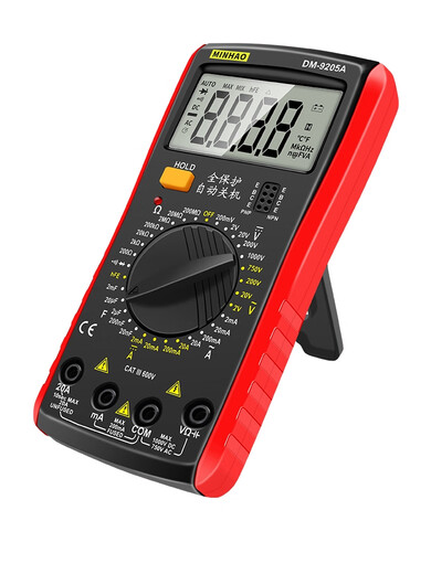 
Oluxun customized DM9205A high-precision digital multimeter electronic electric meter multimeter anti-burn belt automatic shutdown DM-9205A+ special tip pen