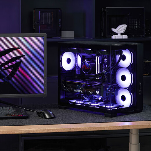 ASUS 24-issue interest-free 14700KF/RTX5080 host RTX5070Ti graphics card 4KAI design rendering live assembly desktop computer DIY desktop complete machine with one 14700KF+RTX5060Ti