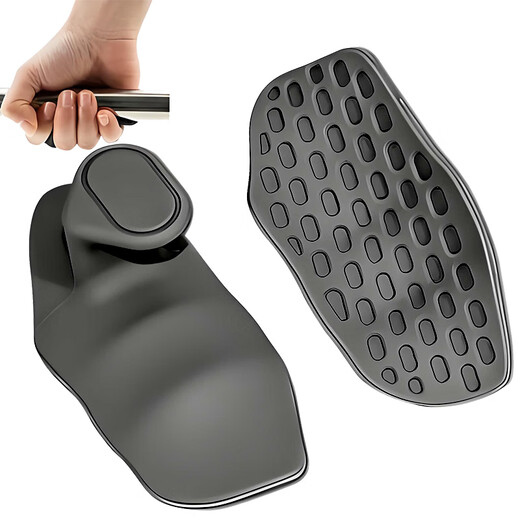 Yuhao silicone palm pads, fitness non-slip gloves, hand guards, horizontal bar pull-up equipment, training gym weightlifting grips, anti-cocooning, ergonomic silicone palm pads - black pair