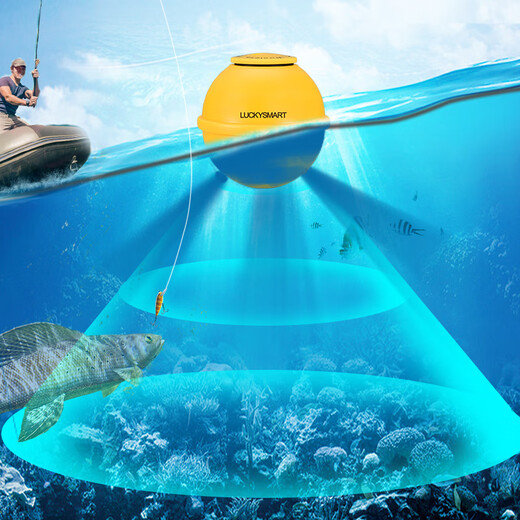 Leqi Wireless Sonar Detector Ультразвуковой подводной подводной рыбацкий детектор сонар Luya Wireless Advanced Model