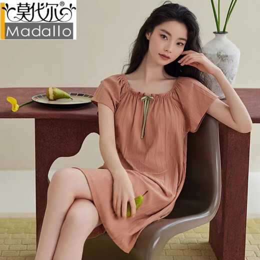 Modal women's pajamas for women in summer 2025 new style pure cotton sleeveless princess style thin suspender home clothing soft powder Y653 [95 cotton/breastless pad] M [90-110Jin[Jin equals 0.5 kg]]