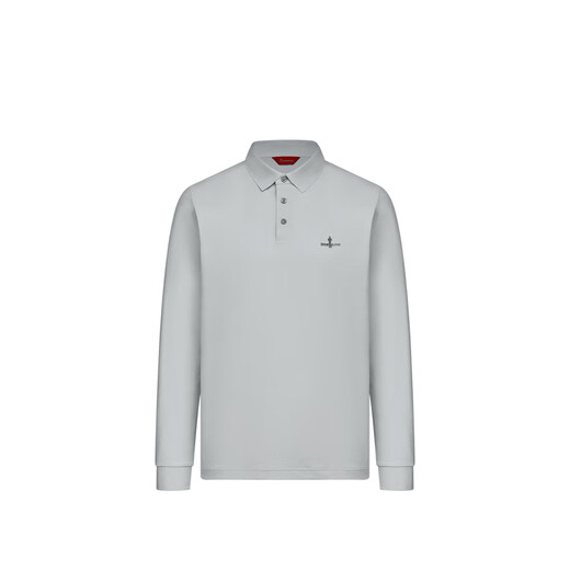 Biyinlefen technical cotton spring and autumn men's top lapel long-sleeved polo shirt casual, simple, comfortable and easy to care for commuting