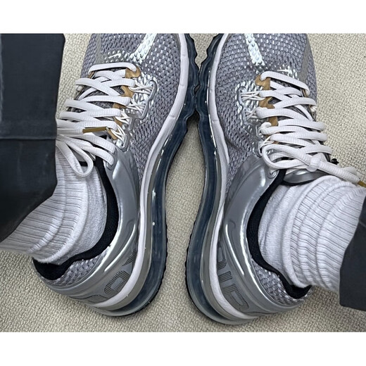 Nike (Nike) Airmax Silver Mackioned Fashion Casual кроссовки HJ-официальные флагманские подлинные HF4884-100 / 43