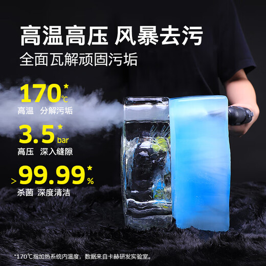 KARCHER 官方翻新机 蒸汽拖把家用速热多功能蒸汽清洁机高温高压杀菌率99.99% SC3 白色