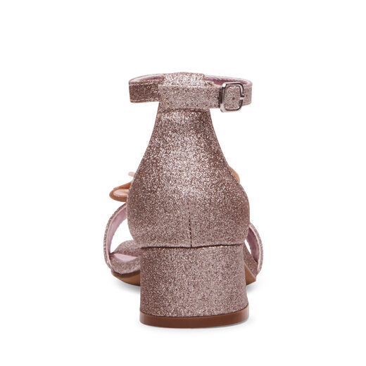Steve Madden Girls Lessa, Rose Gold Rose Gold 1 Little Kid