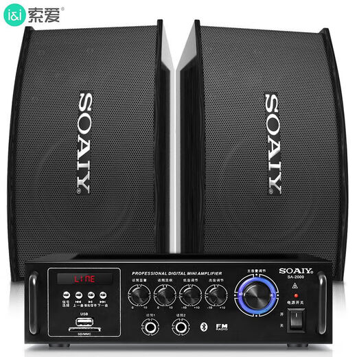 Sony Ericsson (soaiy) home theater KTV audio set 10-inch home commercial conference dance room equipment karaoke Bluetooth amplifier 5.5-inch audio set + without microphone