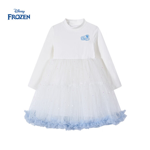 迪士尼艾莎女童裙子套装秋装2025新款公主裙洋气连衣裙儿童套装两件套