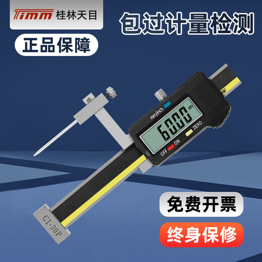 BEYZK Tianmu Electronic Digital Display Area Difference Ruler High and Low Step Flat Bottom Measurement Detector Area Difference Ruler Segment Difference Ruler C10100P Digital Display Area Difference Ruler C1-10P010mm