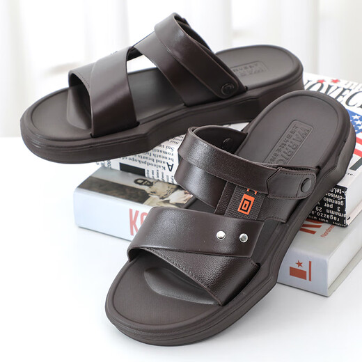 Changxiang Huili EVA sandals new super soft non-slip anti-odor massage casual beach cool 3883 brown Huili sandals_standard size 39