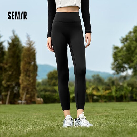 Semir Wang Yuwen's same style casual pants women's slim-fitting pants 24 autumn and winter nine-point shark pants 109724127002