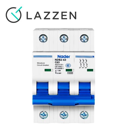 良信上海NDB263空气开关家用小微型隔离保护Nader断路器D型D型4p63 3P63A D型