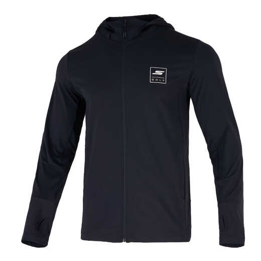 SKECHERS 2025 Été Nouveau couple Cabinement de peau coulant Veste de sport à capuche mince et respirante P225U130-0515 XL