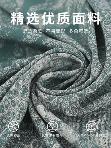 皮尔卡丹中老年女装套装女奶奶纯棉绸短袖衬衫老太太宽松妈妈装绵绸两件套 FQj5lXW687 绿色【套装】 3XL  【建议115-130斤】