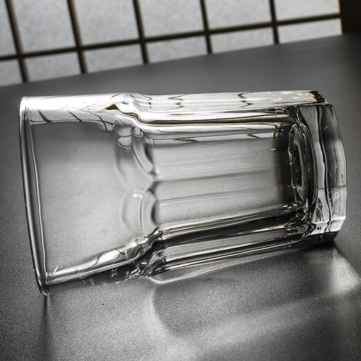 拓进玻璃八角加厚大啤奶冷饮必胜客家耐温 470ml（15256）